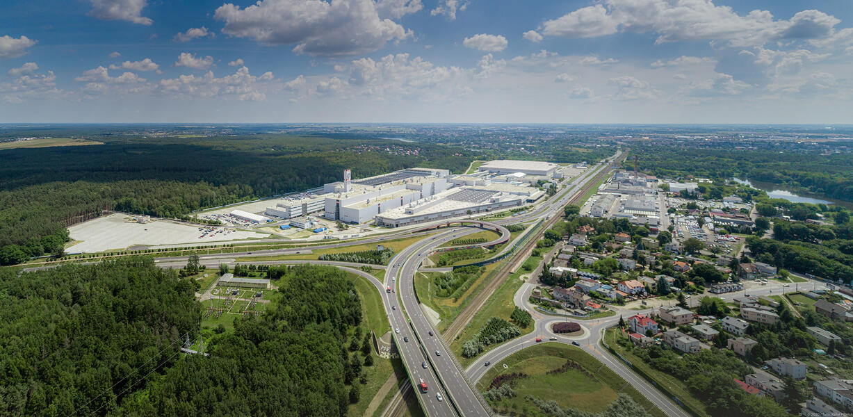 Hogar del Caddy la planta de Volkswagen Poznań. Hogar del Caddy la planta de Volkswagen Poznań.