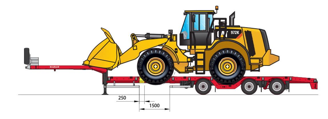 OSDS-48-03V(EBW) with CAT 972 Wheel loader