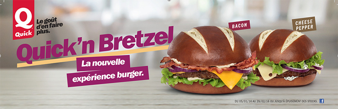 Quick’n Bretzel, la nouvelle expérience burger