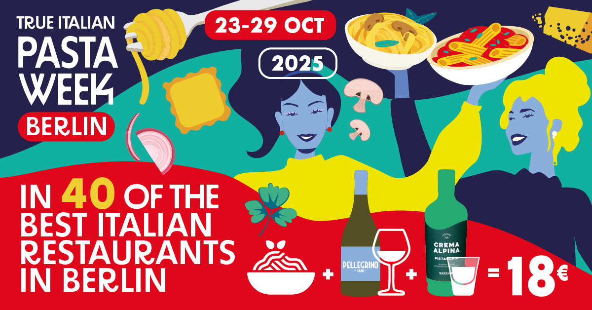 True Italian Pasta Week 2025: In Berlin the seventh edition of the event about authetic Italian pasta 