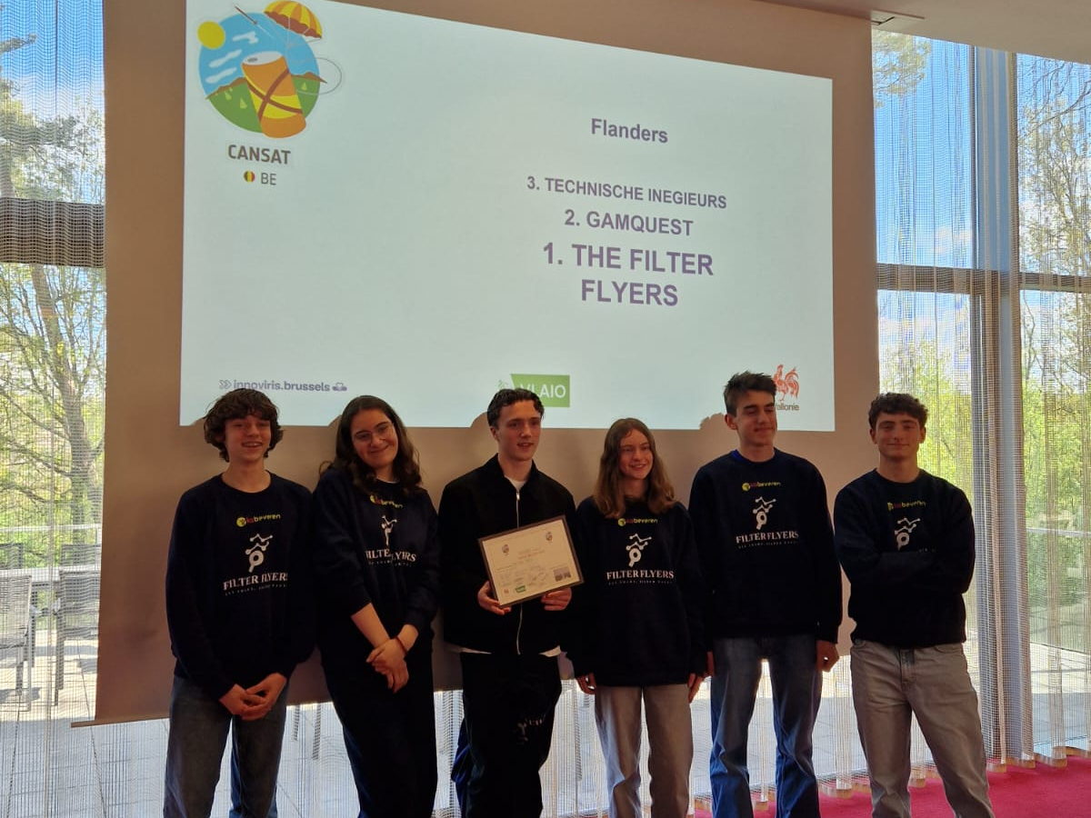Cansat 2025 a couronné trois équipes brillantes issues de Bruxelles, de Wallonie et de Flandre
