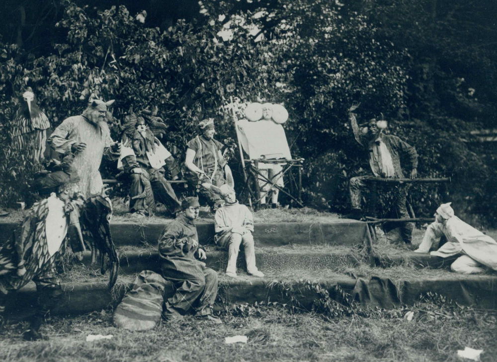 Openluchtheater Reinaert de Vos in Parktuin Elsdonck Mortsel-Oude-God, 11 juli 1925, copyright ADVN