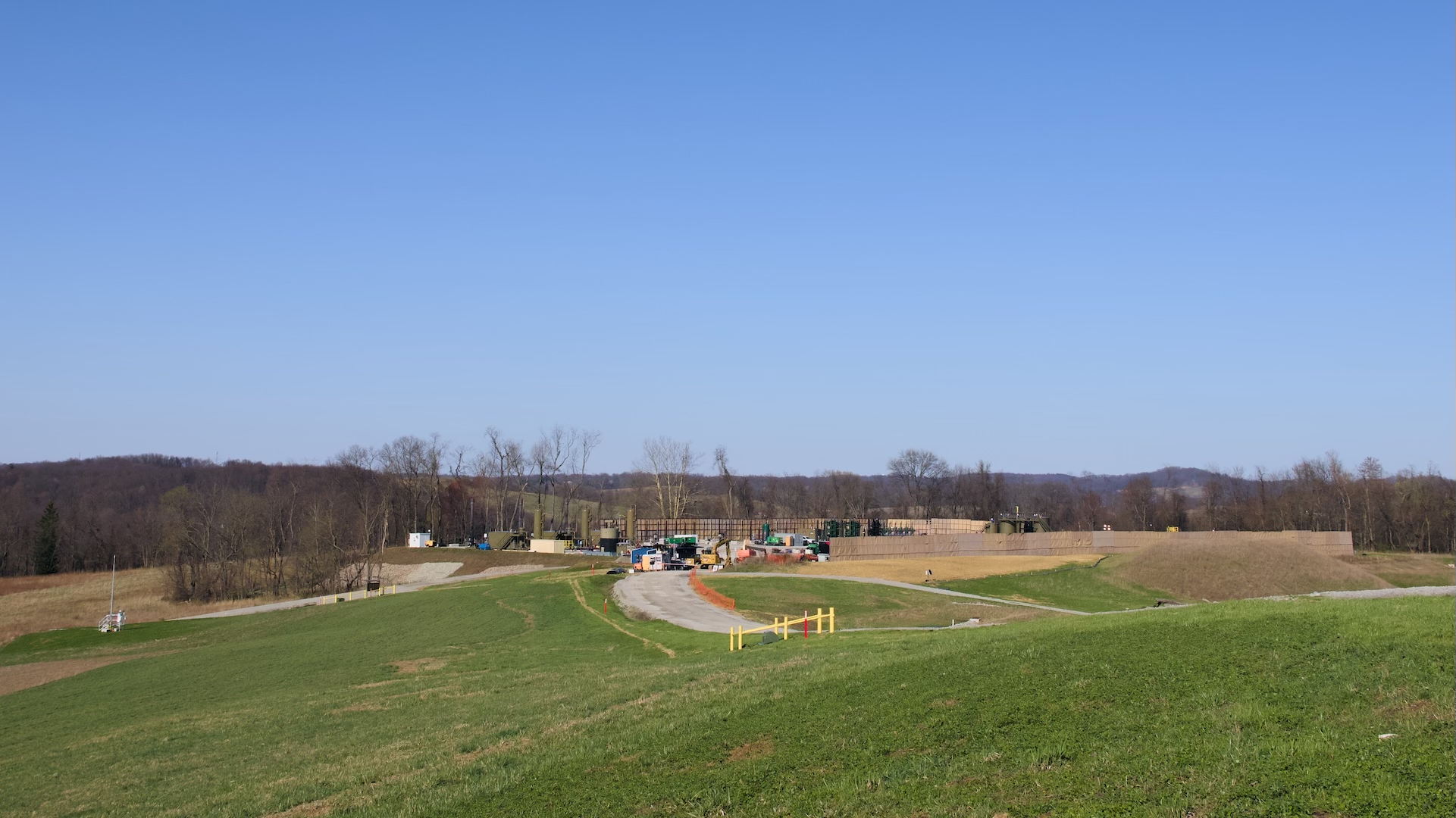 CNX’s Herminie Pad in Sewickley Township, Westmoreland County, was recently inherited through the acquisition of Apex Energy.