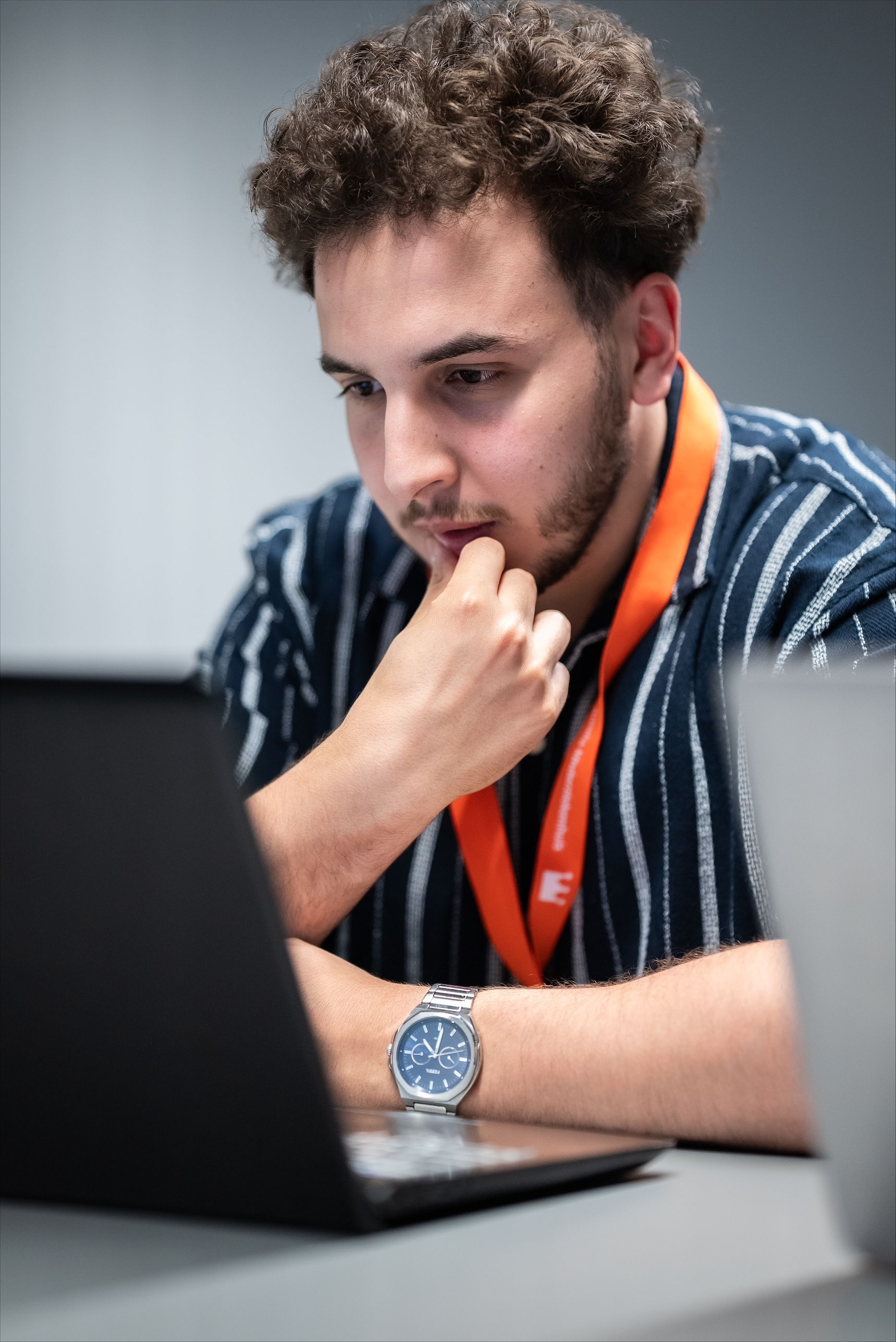 Zakaria Eddafir at the Undiagnosed Hackathon