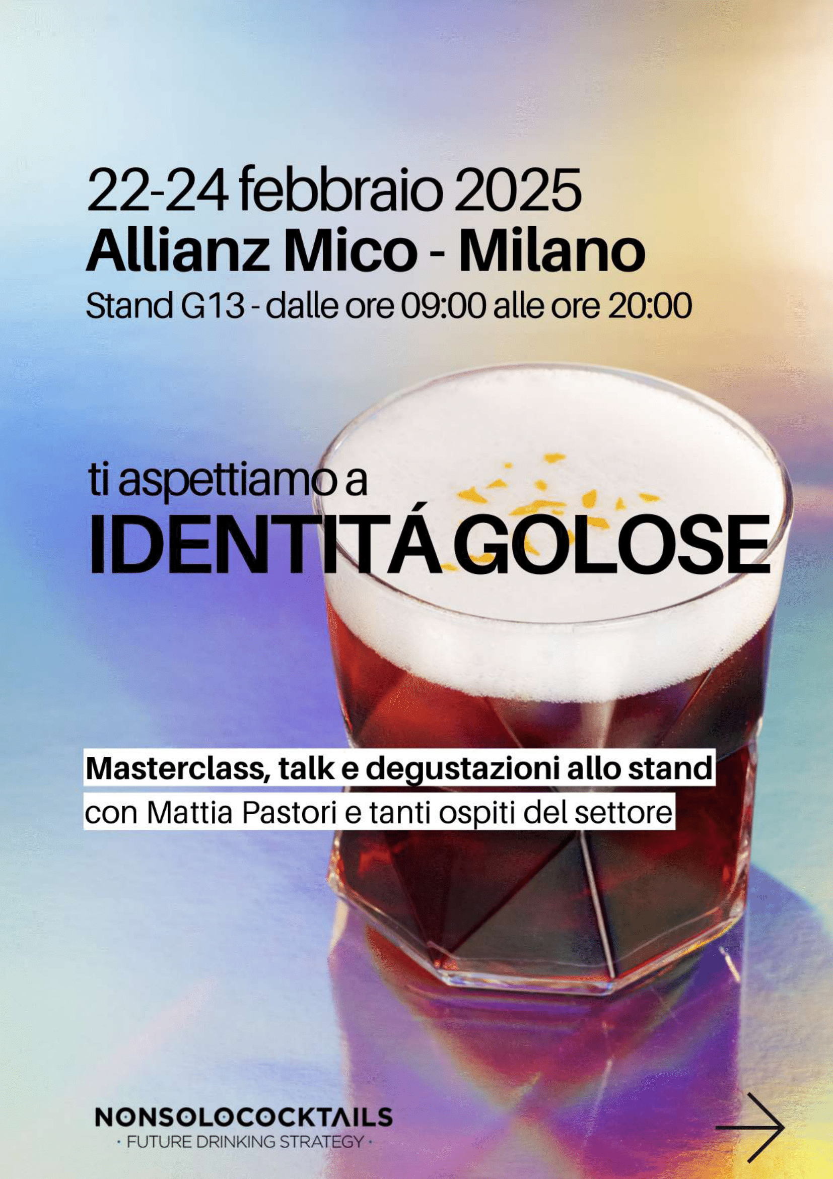 Nonsolococktails a Identità Golose: Mattia Pastori presenta il recente libro “Il Figlio del Bar” e le nuove frontiere della mixology con imperdibili masterclass, talk e degustazioni.