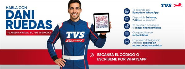 TVS Motor presenta a Dani Ruedas, el primer agente de IA que te dirá ...