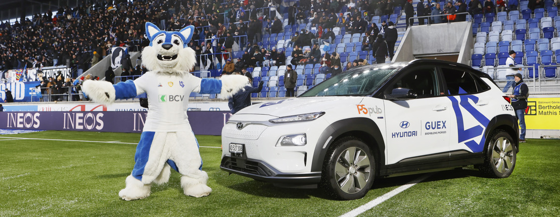 Nouveau partenariat entre le FC Lausanne-Sport, le Garage Guex SA et Hyundai