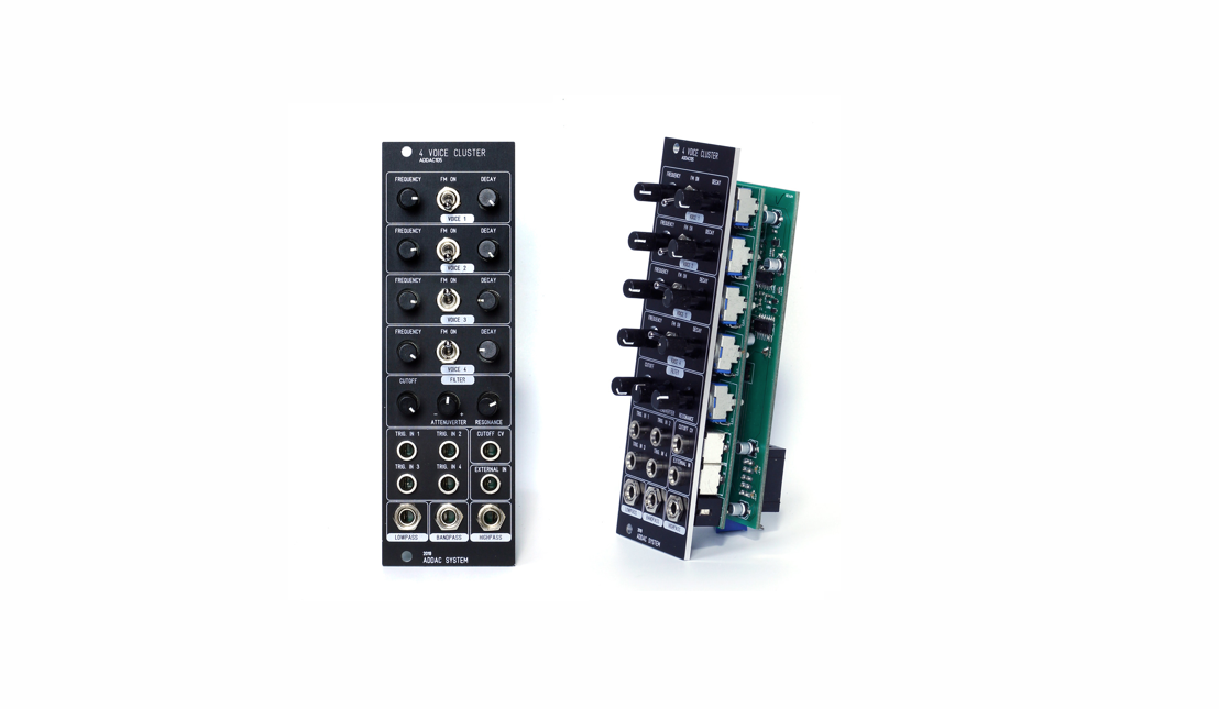 Inspired by simplicity: Introducing ADDAC System 4 Voice Cluster