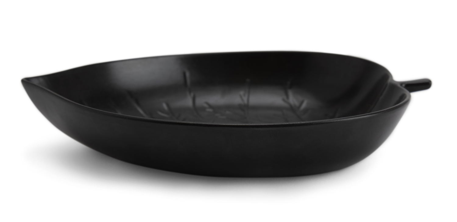 Habitat Matte Black Leaf Bowl_£10
