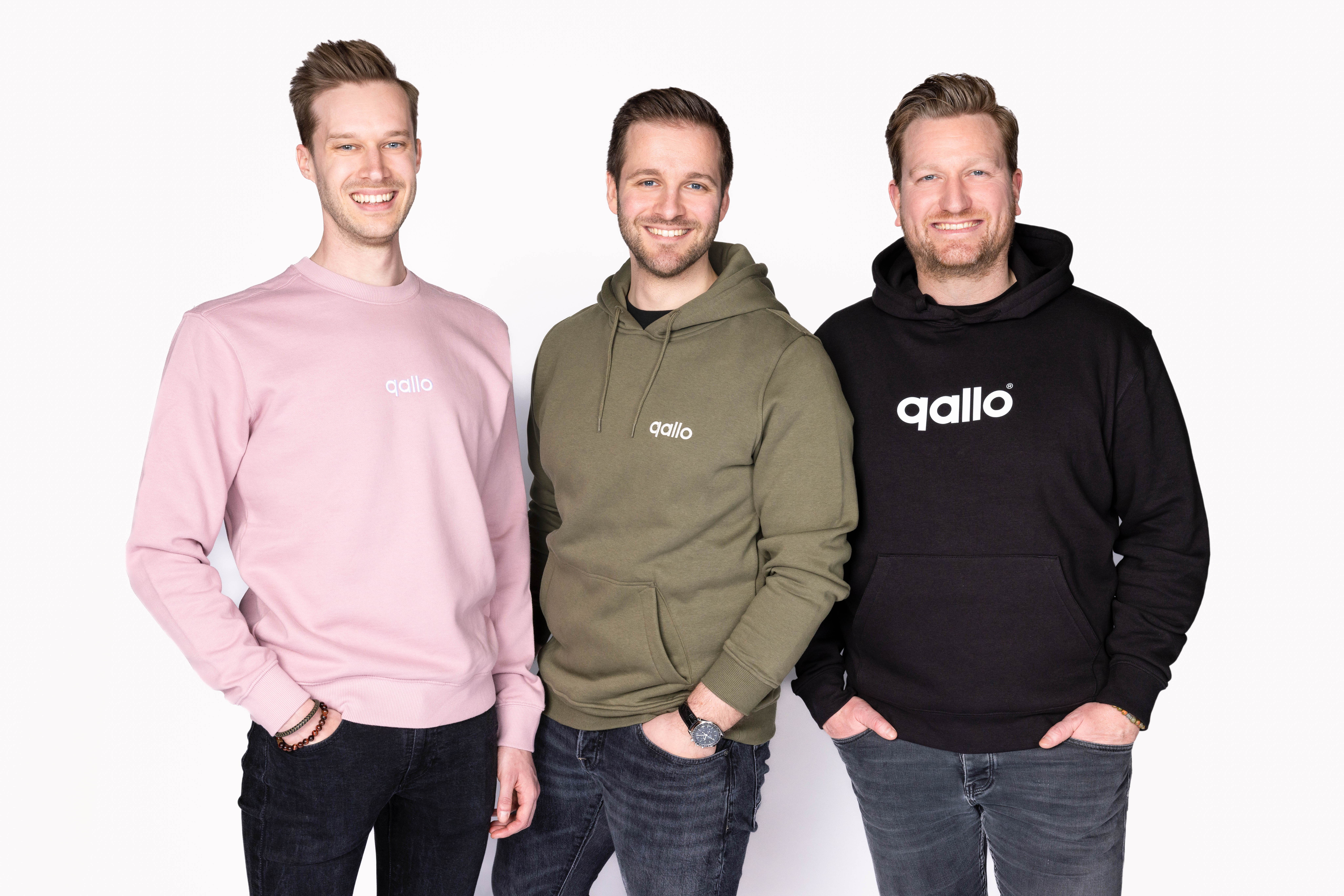 Qallo founders (v.l.n.r. Niels Peetermans, Alexander Van Laer & Moos Tits)
