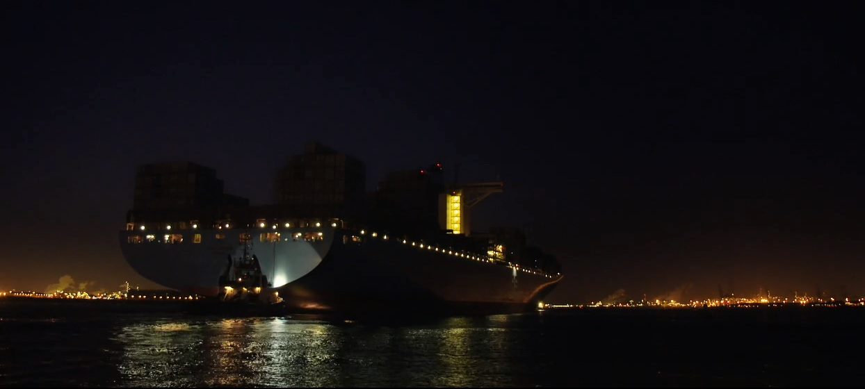 Schip in de Antwerpse haven - (c) Riche, Riche & Riche