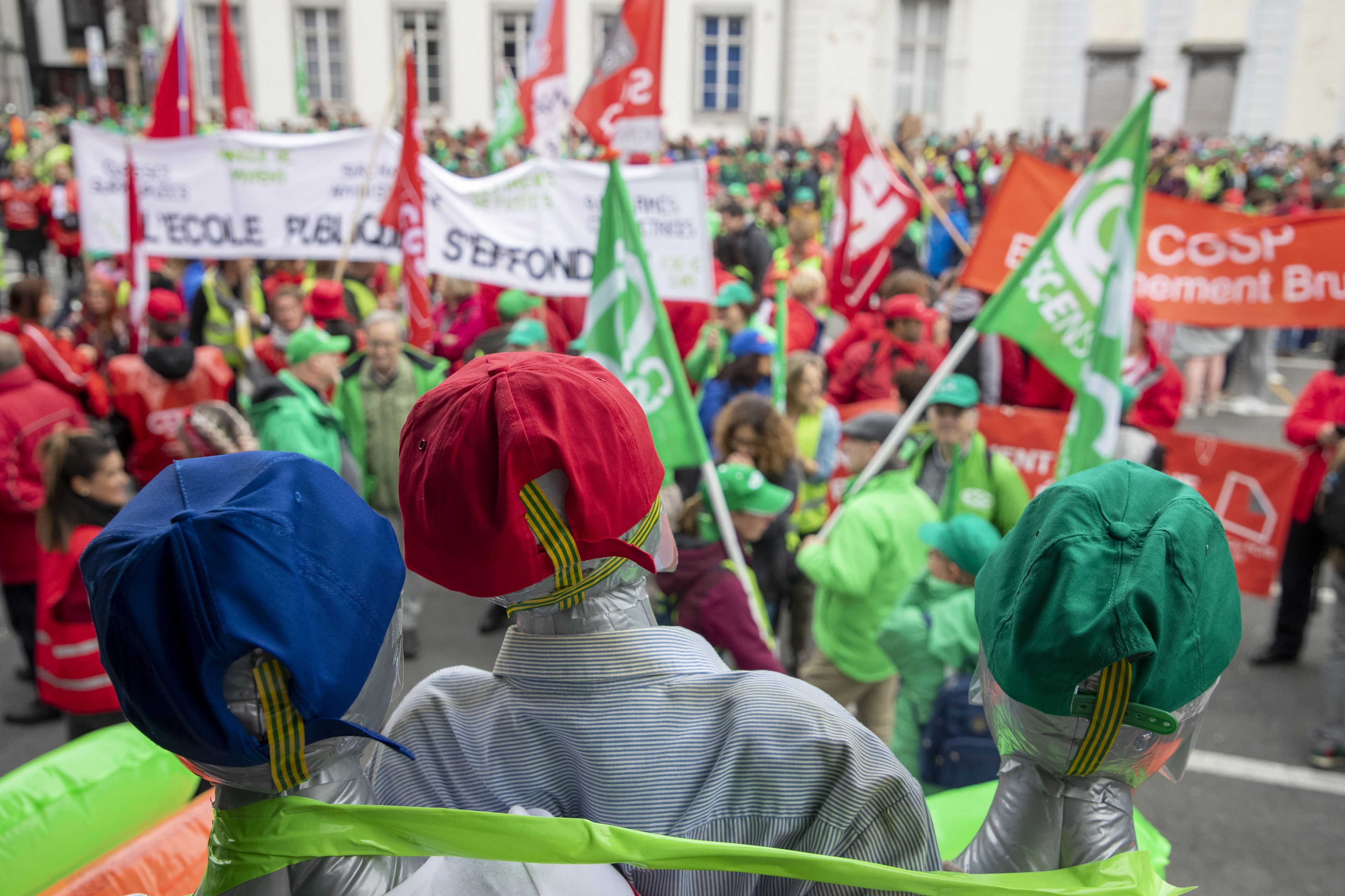 Education unions begin series of strikes across Flanders