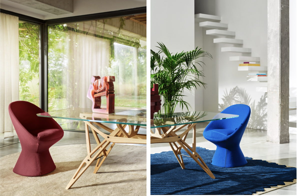 Poltroncina Giuno di Calvi Brambilla per Zanotta Poltroncina Giuno di Calvi Brambilla per Zanotta