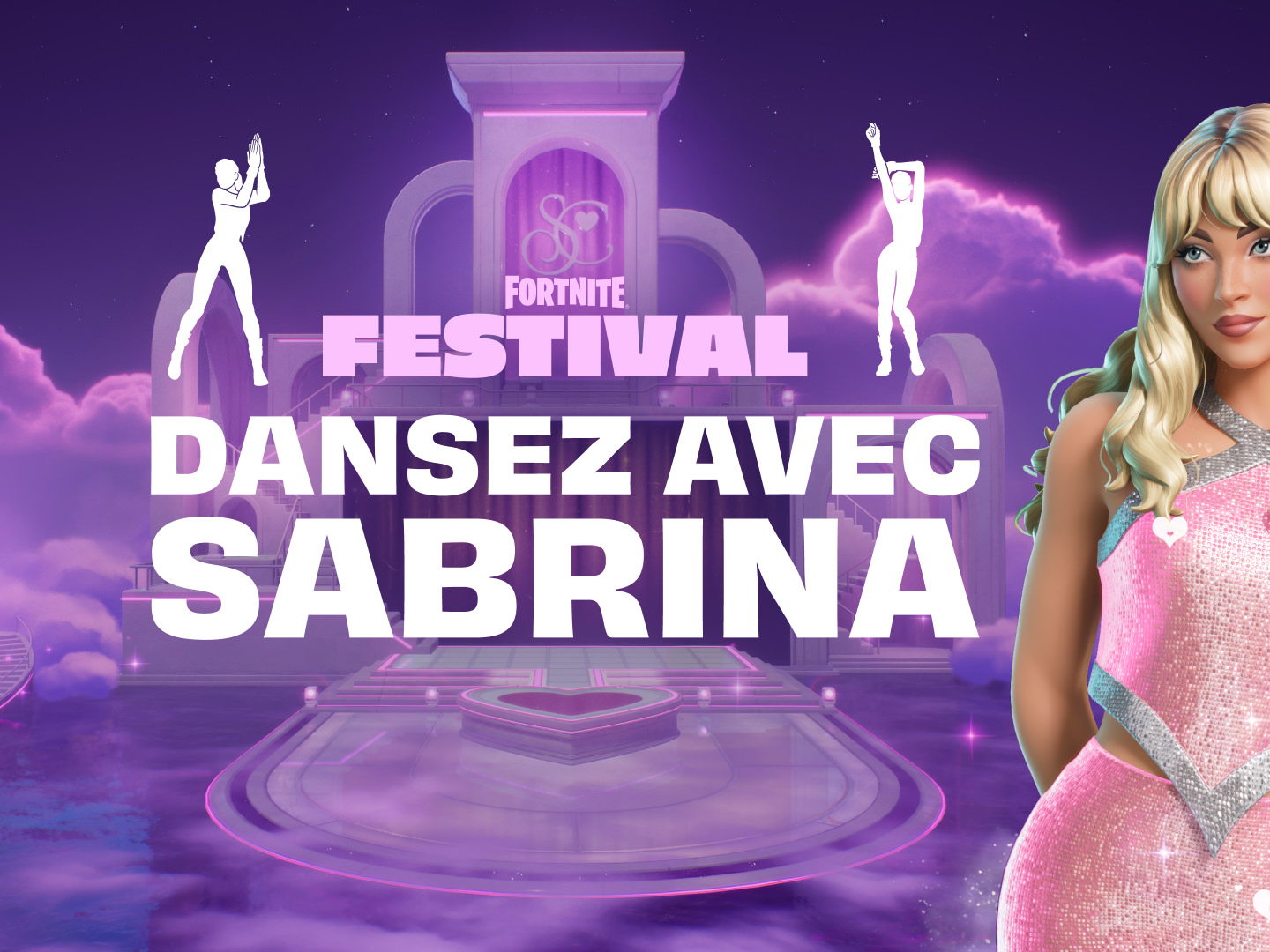La nouvelle scène “Danse avec Sabrina Carpenter” débarque à partir du 30 mai dans Fortnite