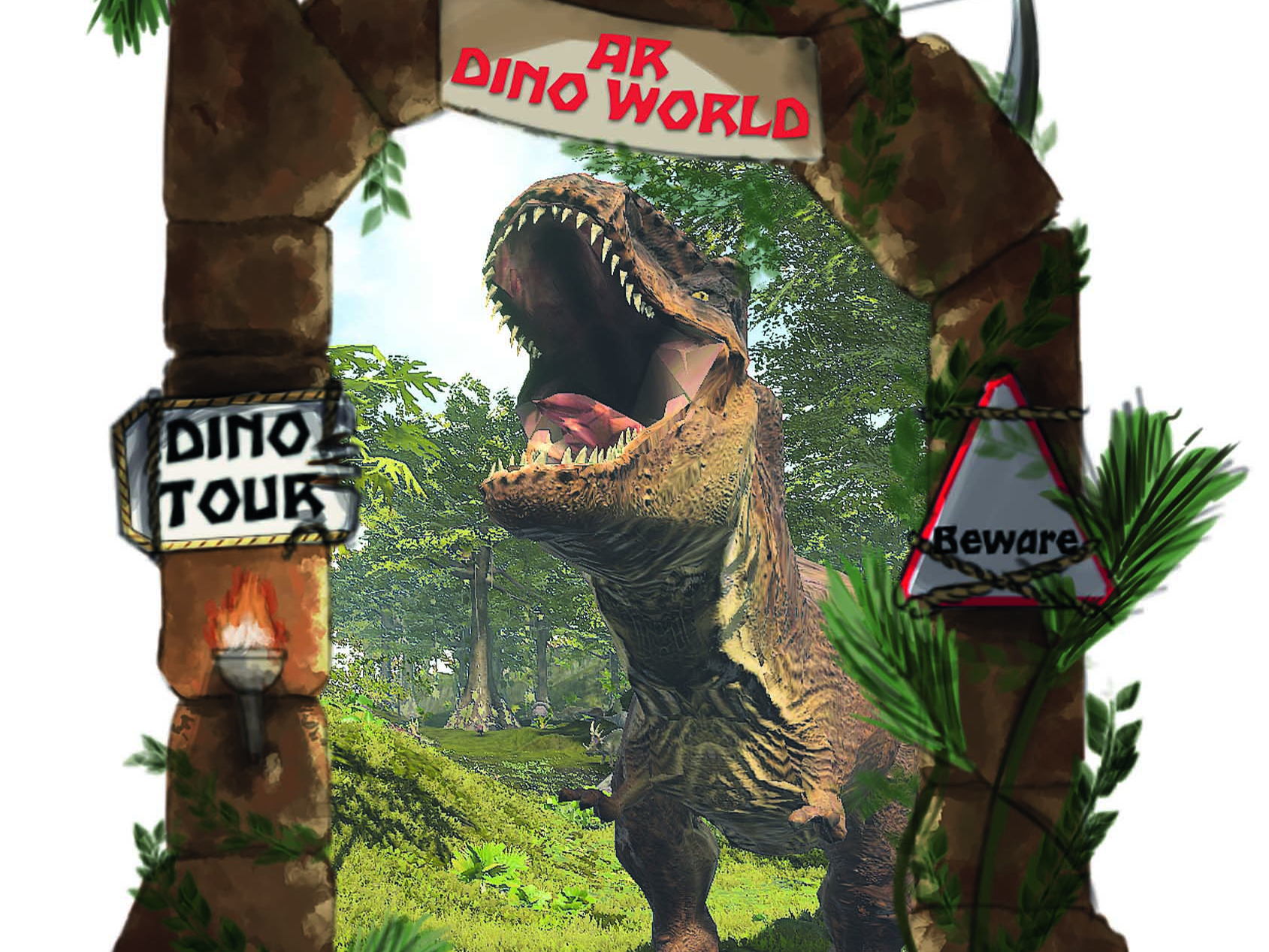 New AR Dino Portal and 3D interactive dark ride at BoldMove Nation booth #238