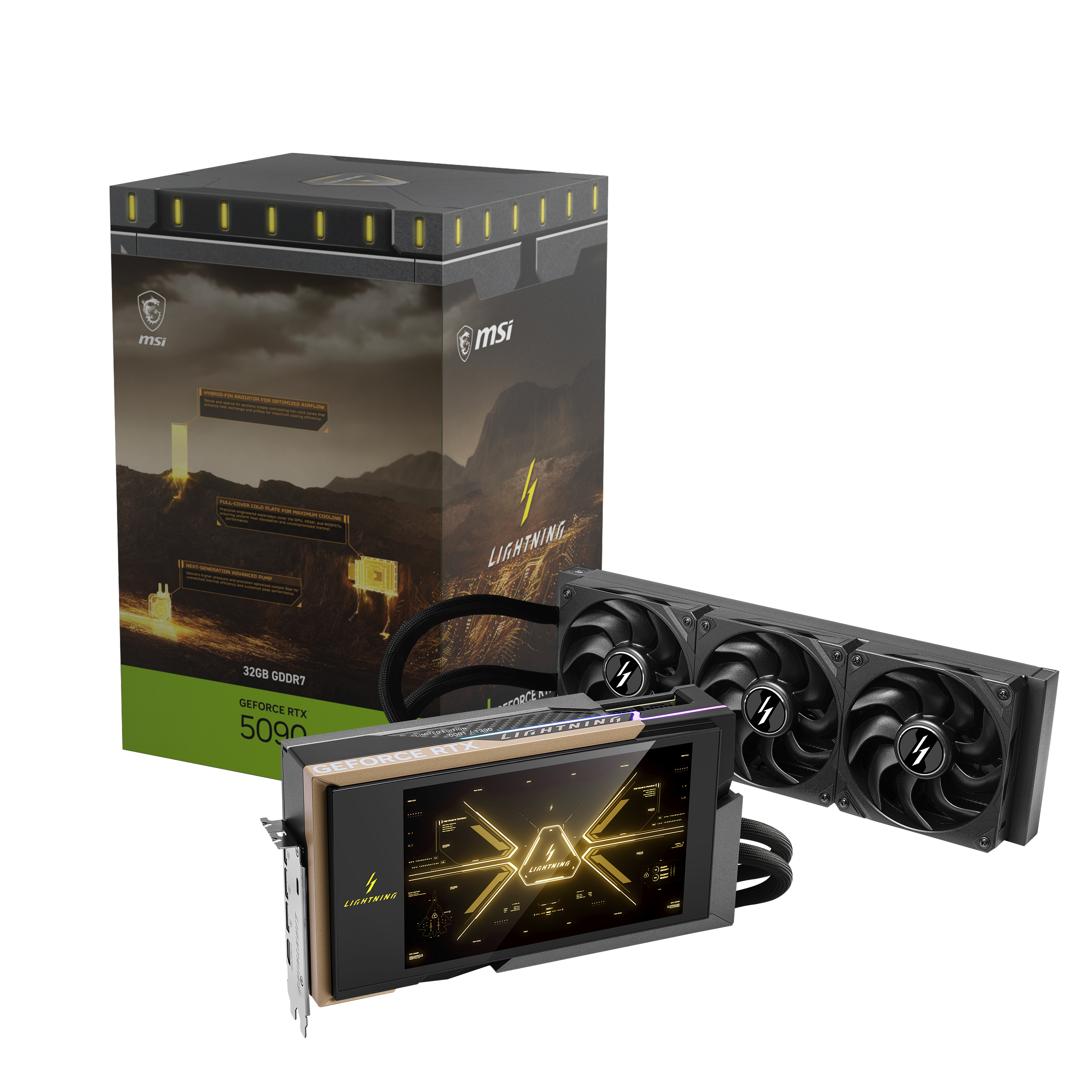 Jetzt verfügbar: MSI GeForce RTX 5090 32G LIGHTNING Z
