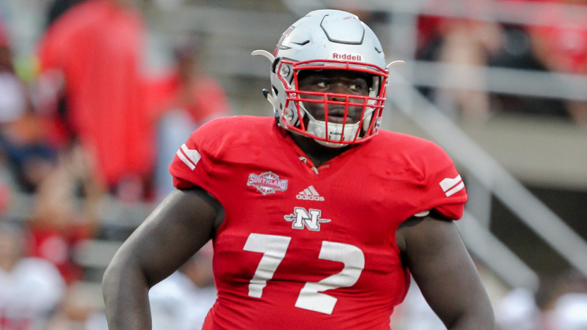 Ollie in game action for the Colonels | PHOTO COURTESY: NICHOLLS ATHLETICS