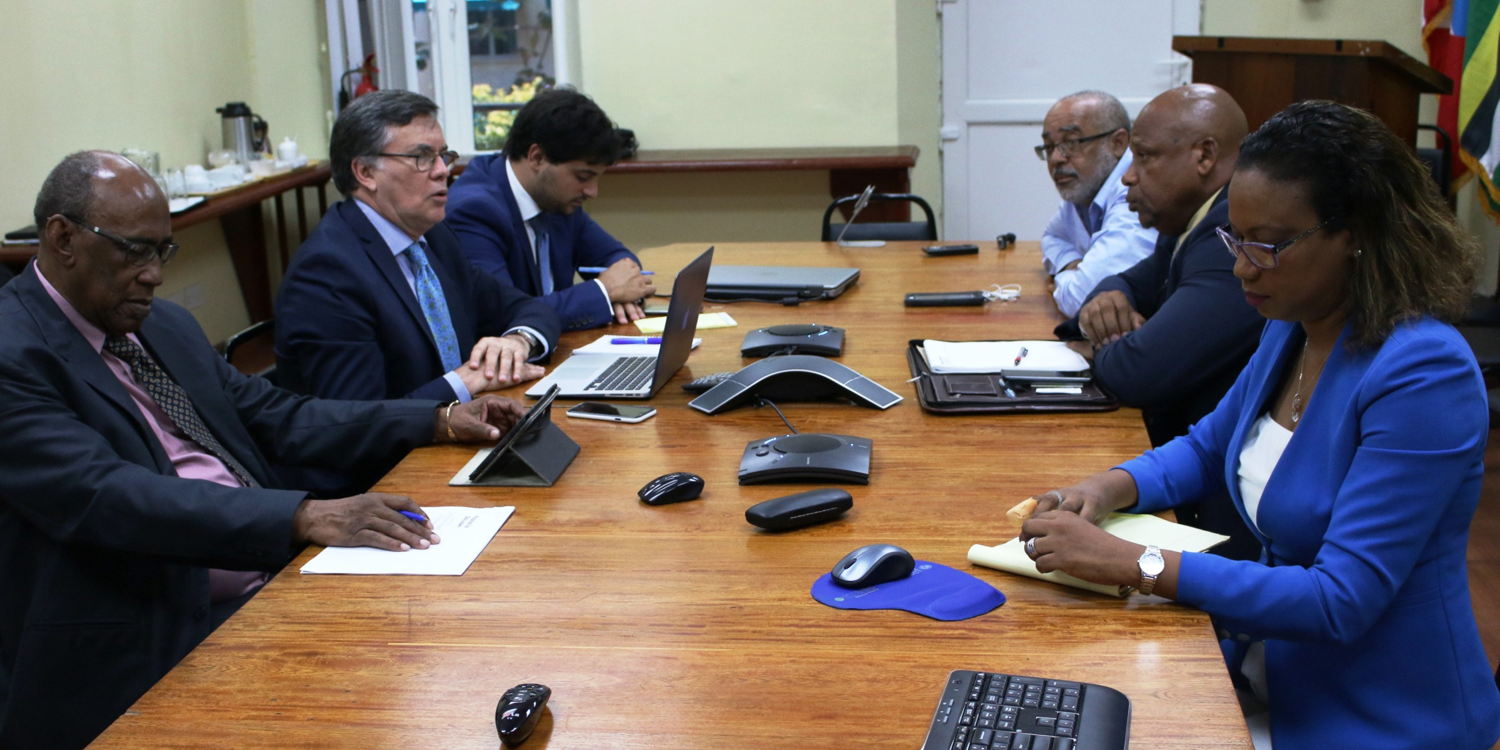 Meeting in progress.
