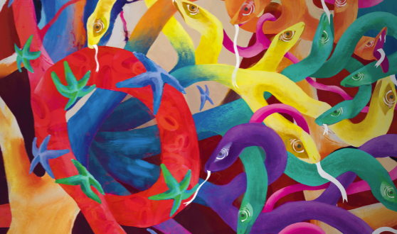 The many faces of cancer (by Ola Kwiecinska)