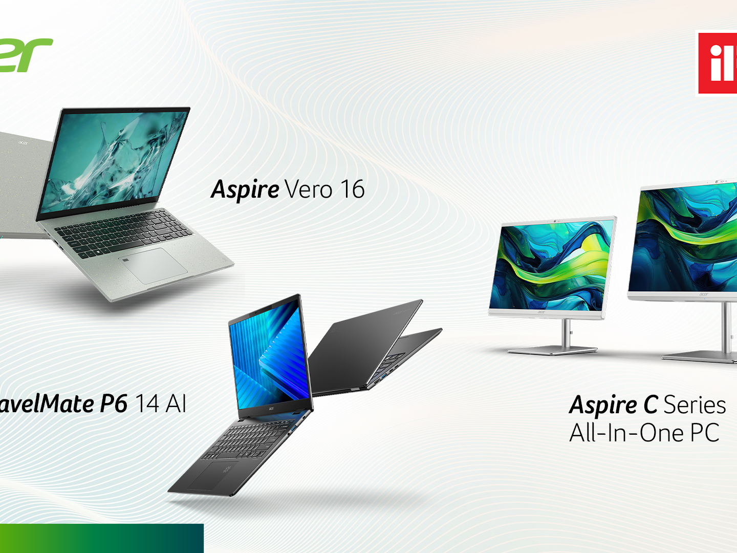 Acer TravelMate and Aspire PCs Win iF Design Awards in 2025