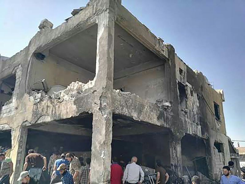 Op 6 augustus werd een hospitaal dat ondersteund werd door AZG in Millis , Idlib, Syrië gebombardeerd. Vier gezondheidswerkers en 9 patiënten kwamen om, ook kinderen.
