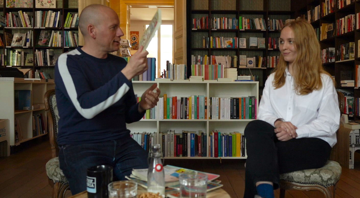 Achterflap: Sven Speybrouck en Charlotte Monbailleu - (c) VRT