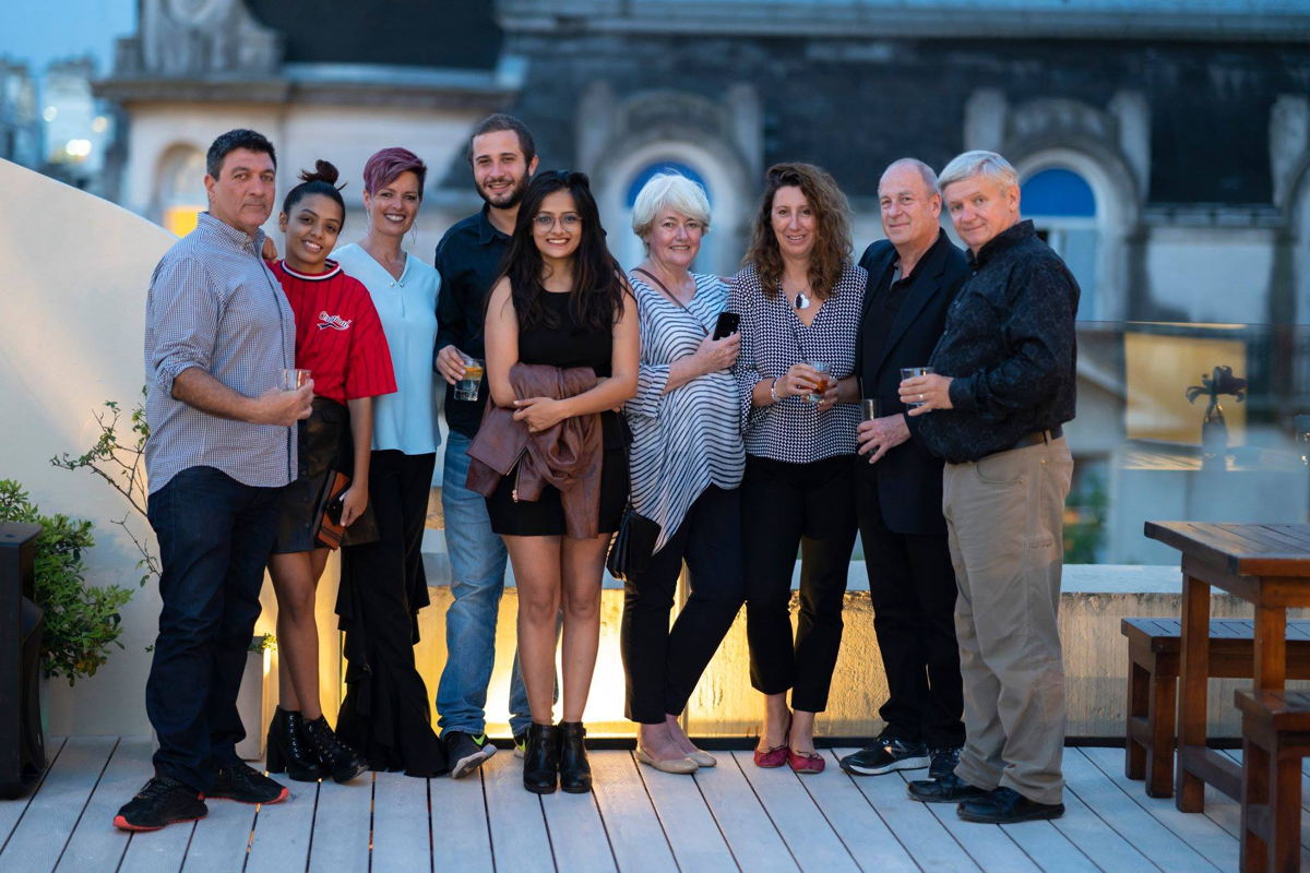 Mentors for the IOC YR Programme (left to right): Farhad Shadavaran, Sonali Prasad,Tracey Holmes, Ivan Boyanov, Pallavi Prasad, Sue Graham, Lucia Montanarella, Steve Wilson, and Nick Didlick