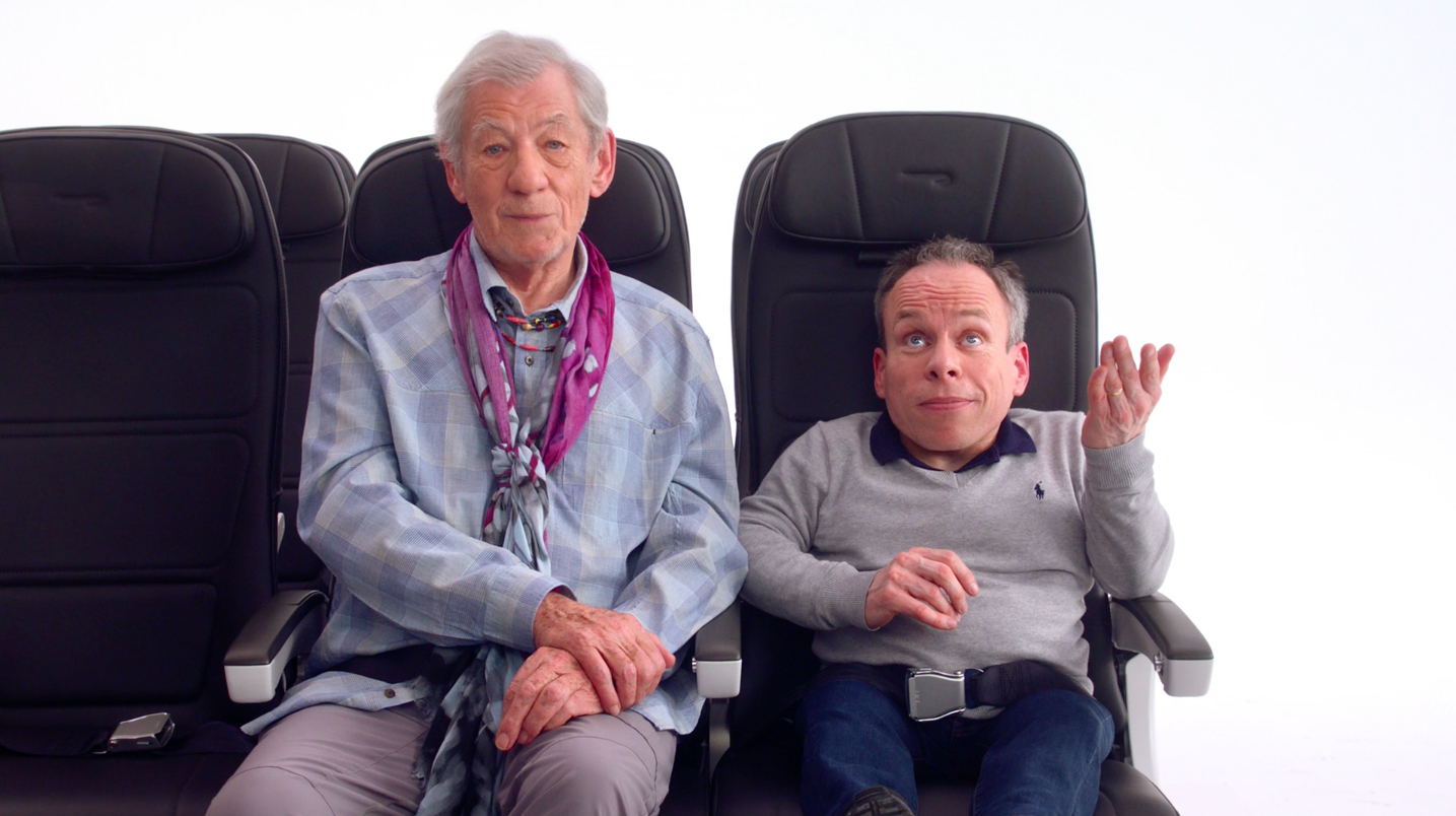 Sir Ian McKellen & Warwick Davis 2