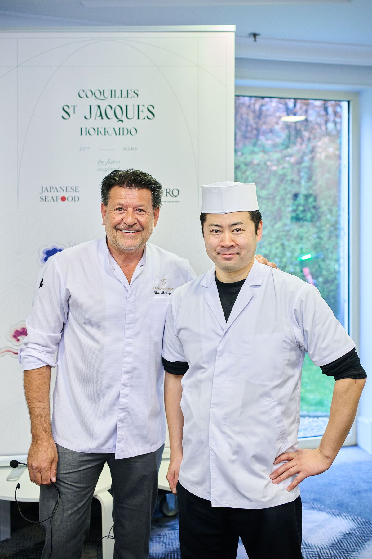 Chef Yves Mattagne et Chef Kuni  Ohtawara  