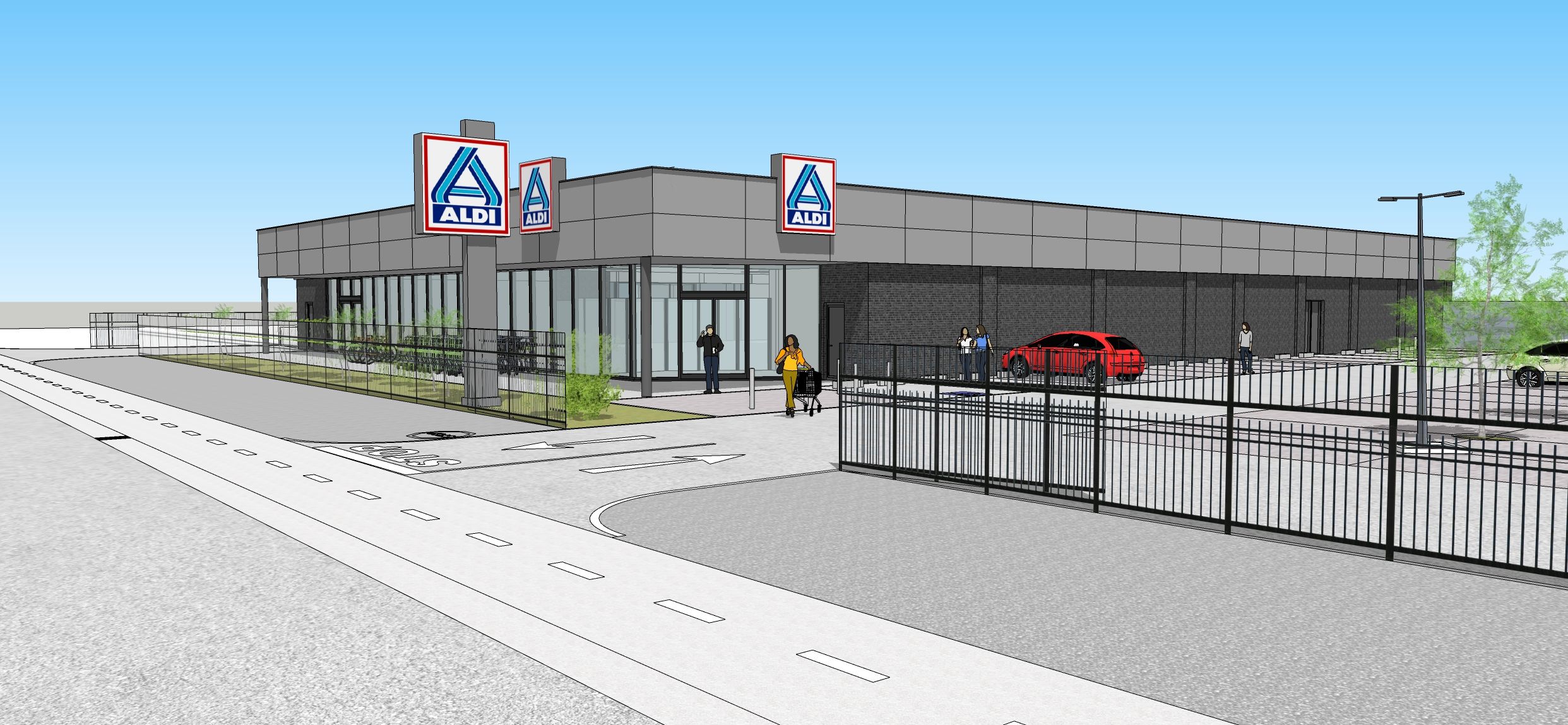 Le magasin ALDI à Wanfercée-Baulet fera peau neuve