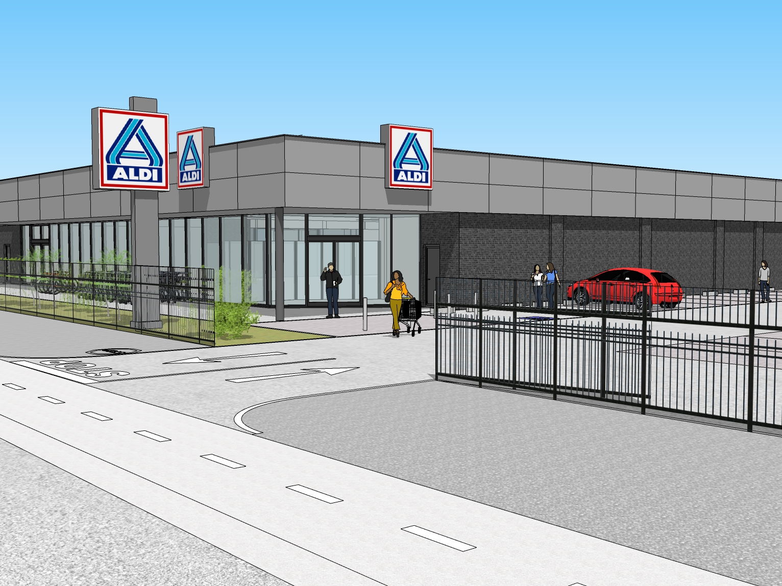 Le magasin ALDI à Wanfercée-Baulet fera peau neuve