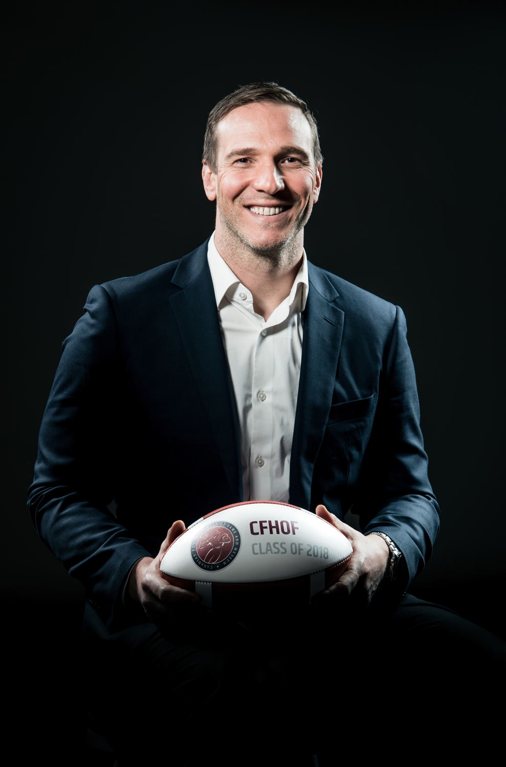 Brent Johnson, membre de la cuvée 2018 du Temple de la renommée du football canadien. Photo : Johany Jutras/LCF.ca