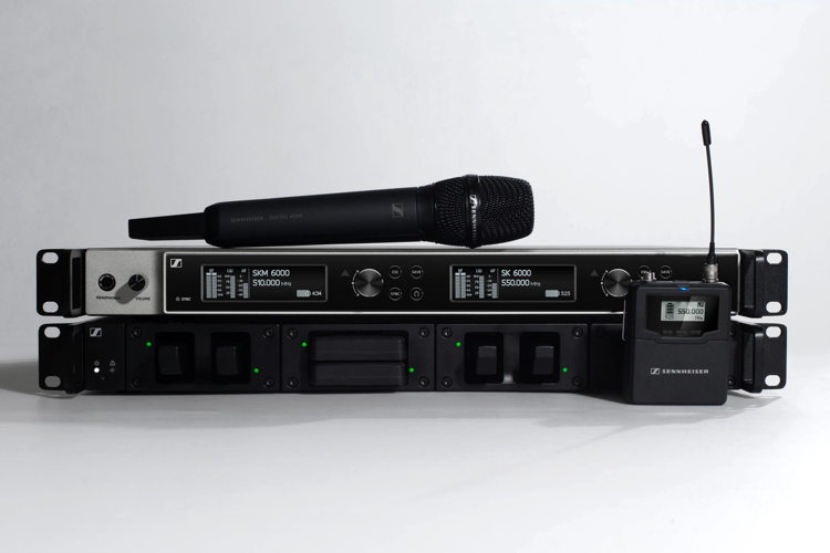 Die Komponenten der Sennheiser Digital 6000 Serie können für jede Spielstätte individuell und flexibel zusammengestellt werden