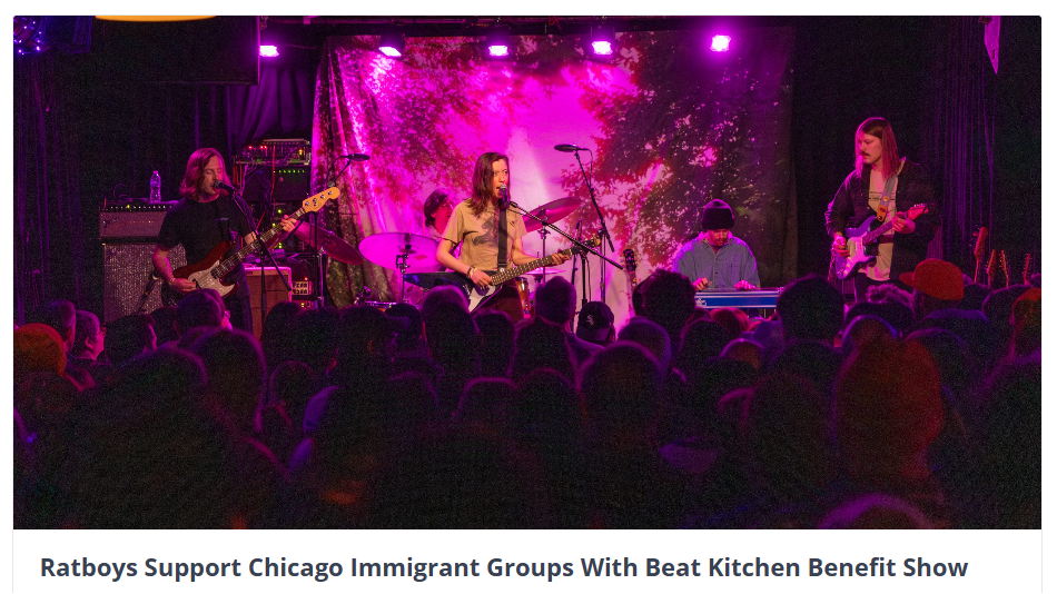 Ratboys Support Chicago Immigrant Groups With Beat Kitchen Benefit Show