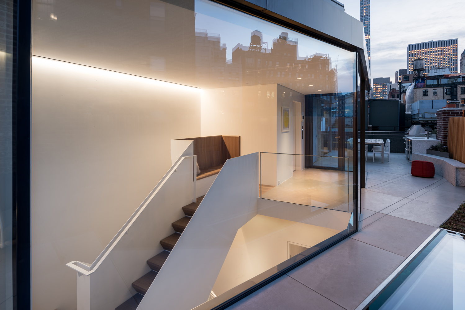 View of rooftop. Photo by Alan Tansey.