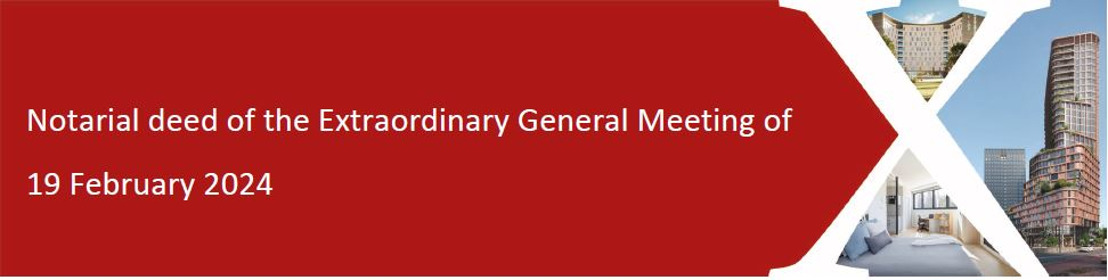Notarial deed of the Extraordinary General Meeting of 19 February 2024