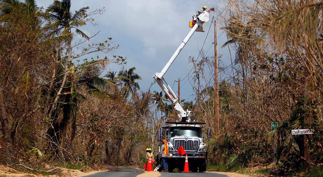 Eight Telenet colleagues help to rebuild Puerto Rico after Hurricane Maria