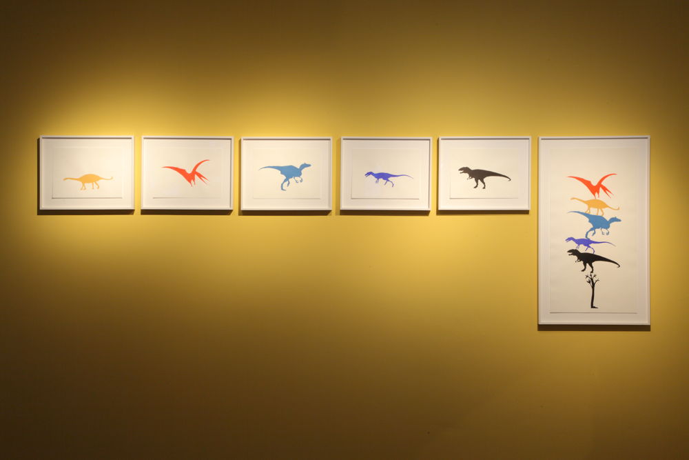 TBC (Dinosaur Woodblock Prints), 2013. © Yto Barrada. Courtesy Pace Gallery, Londen; Sfeir-Semler Gallery Hamburg/Beirut; Galerie Polaris, Parijs
Photo: (c) Dirk Pauwels