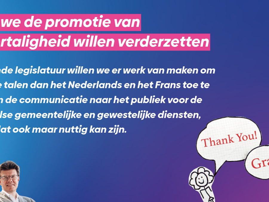 Hoe we de promotie van meertaligheid willen verderzetten