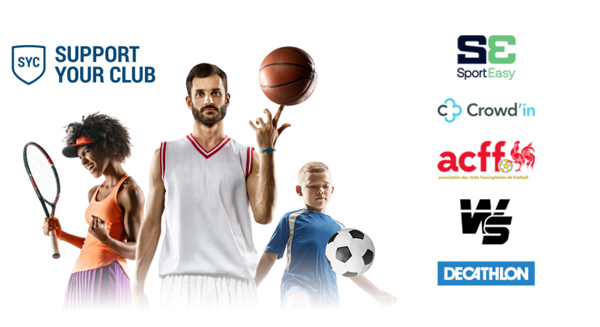 “SUPPORT YOUR CLUB” vient en aide au monde sportifamateur en associant des campagnes de crowdfunding adaptées aux clubs et du don défiscalisé.