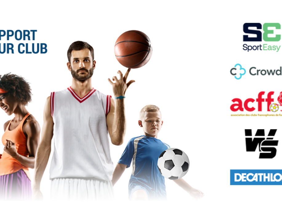 “SUPPORT YOUR CLUB” vient en aide au monde sportifamateur en associant des campagnes de crowdfunding adaptées aux clubs et du don défiscalisé.
