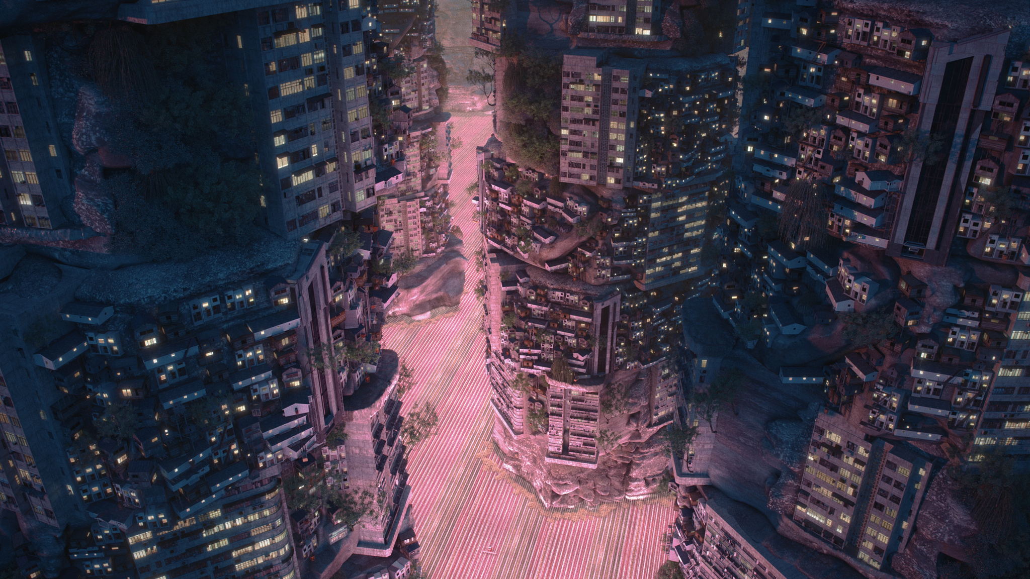 Planet City by Liam Young as featured in Another World is Possible. Photo courtesy of the artist.