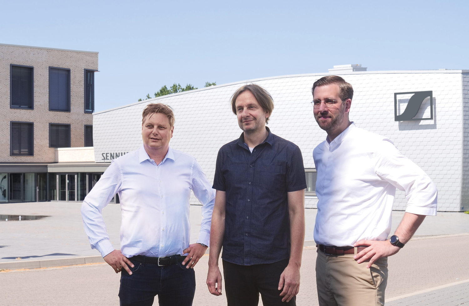 Die Geschäftsführer der Dear Reality GmbH (von links nach rechts): Uwe Cremering, Achim Fell und Christian Sander