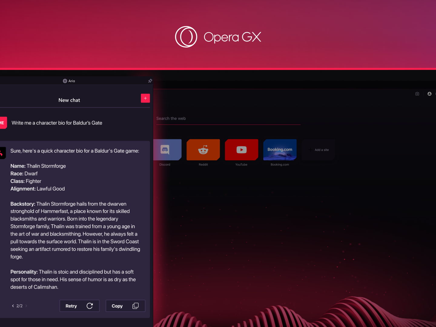 Opera GX incorpora Aria: la inteligencia artificial que mejorará tu experiencia de navegación