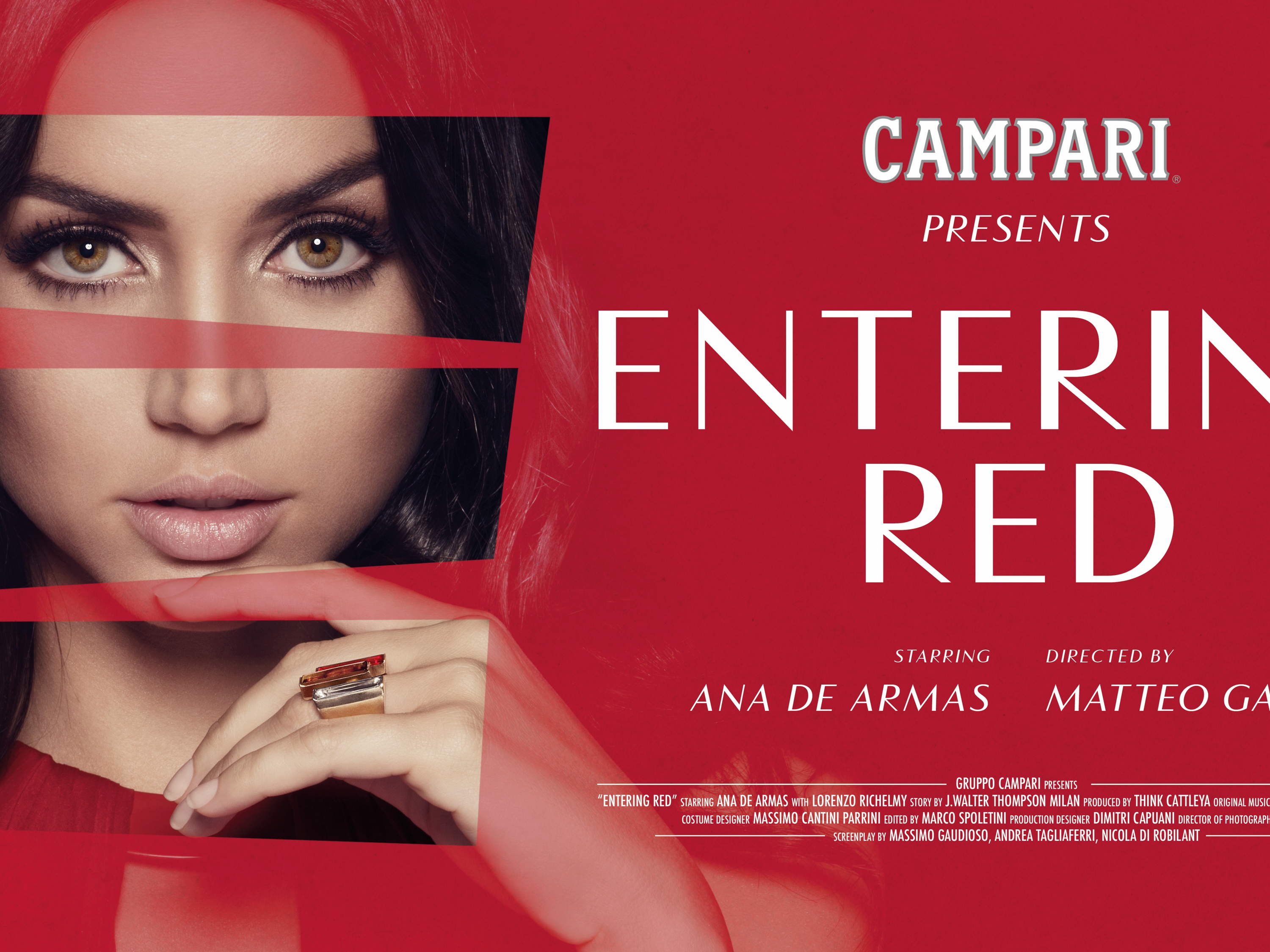 ANA DE ARMAS IST DER STAR IM NEUEN KURZFILM „ENTERING RED“ VON CAMPARI RED DIARIES 2019 UNTER DER REGIE VON MATTEO GARRONE