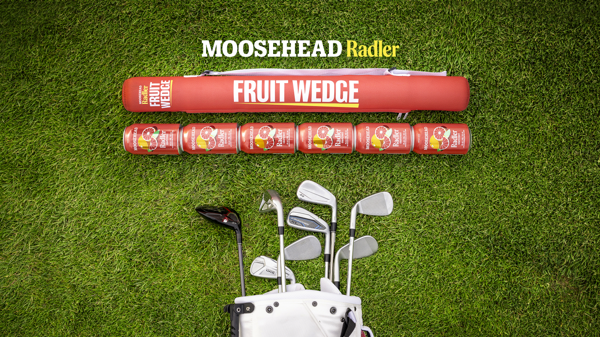 MOOSEHEAD RADLER INTRODUCES THE FRUIT WEDGE, AND IT’S TEE-RIFIC