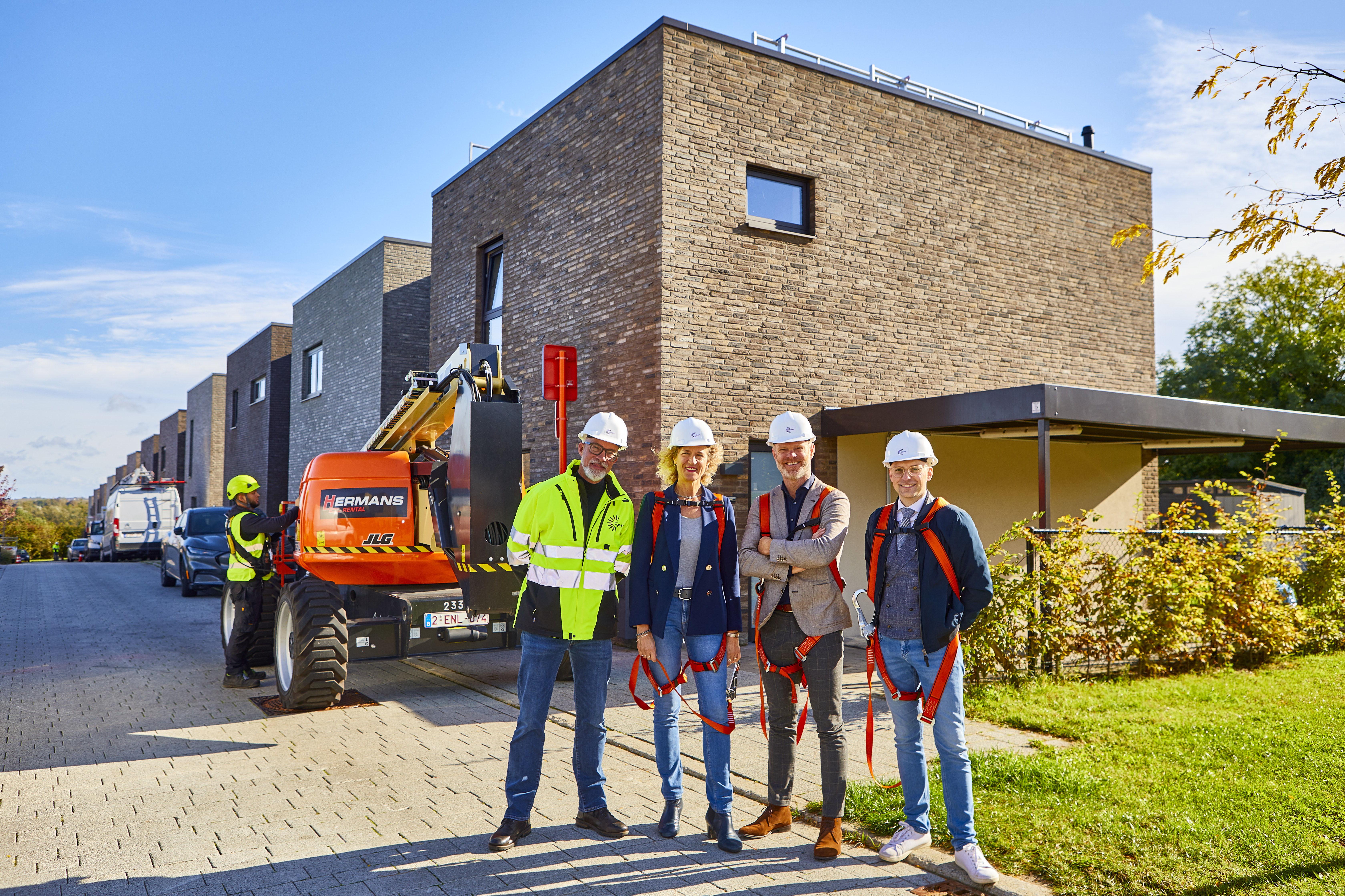 Sven Van Elst, Myriam Indenkleef, Raf Drieskens en Eli Thijs