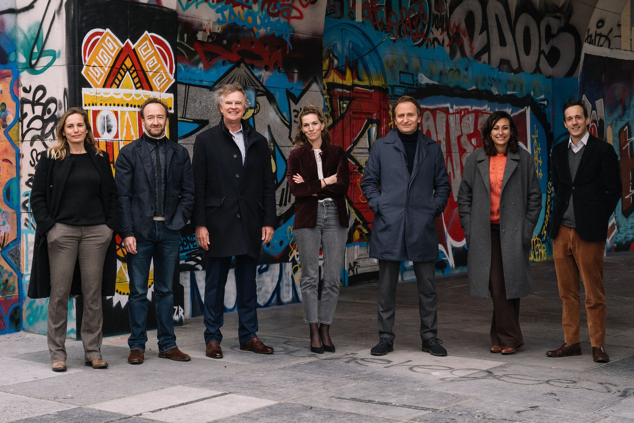 The Revival team: from left to right Jacinte Monsieur, Eric Theunis, Xavier Van Ingelgem, Silvia Steisel, Xavier van Campenhout, Emmanuelle Ghislain and Tanguy du Monceau The Revival team: from left to right Jacinte Monsieur, Eric Theunis, Xavier Van Ingelgem, Silvia Steisel, Xavier van Campenhout, Emmanuelle Ghislain and Tanguy du Monceau