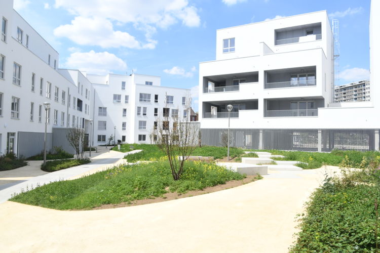 Parmi les 108 nouveaux logements de Droixhe, 15 hébergent des locataires PMR (© Urbanisme Ville de Liège)