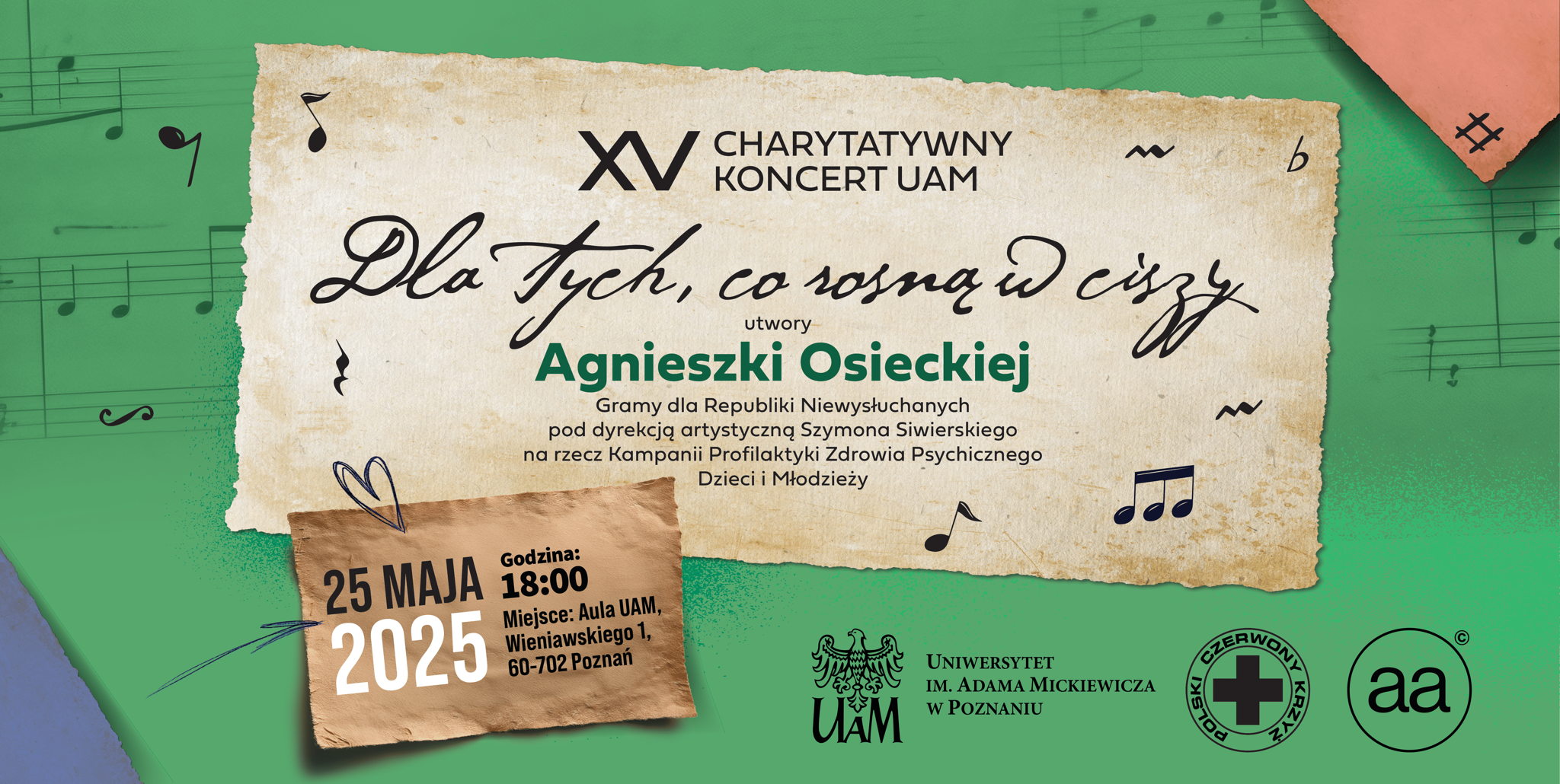 Osiecka bohaterką Koncertu Charytatywnego UAM. Zbiórka zasili PCK.
